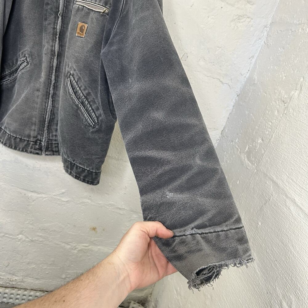 Vintage Carhartt Blanket-Lined Detroit Jacket “Petrol” J97 - Picture 9 of 16